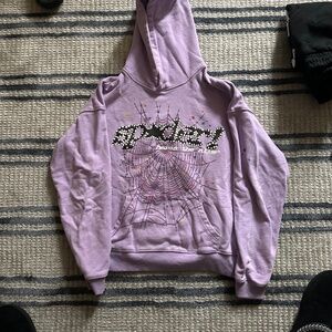Sp5derlight purple M Hoodie